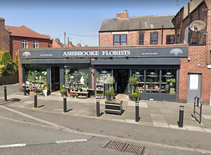 Ashbrooke Florists on Queen Alexandra Road has a 4.9 rating from 43 Google reviews.
