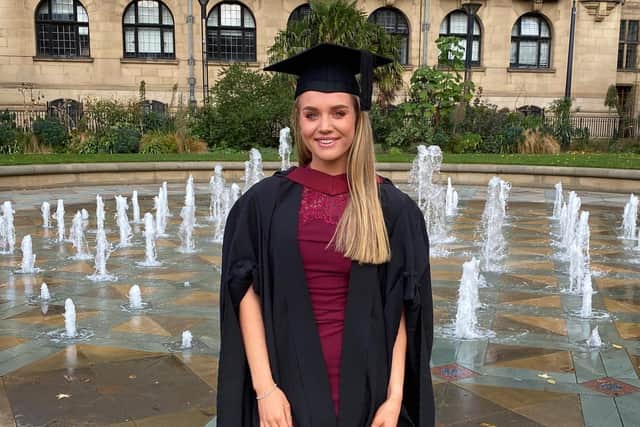 Amy studied nutrition at University.