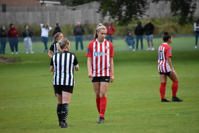 Sunderland Ladies forward Eve Blakey - Photo courtesy of Chris Fryatt.