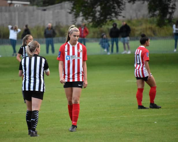 Sunderland Ladies forward Eve Blakey - Photo courtesy of Chris Fryatt.