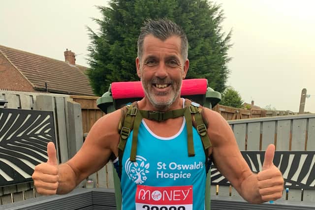 Deano Franciosy is to run from the Stadium of Light to St James' Park - then back again - for St Oswald's Hospice.
