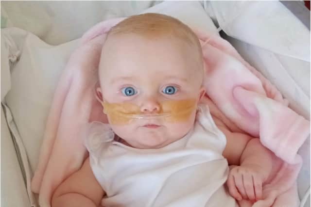 Dolcie was diagnosed with type 1 spinal muscular atrophy on June 1, 2021.