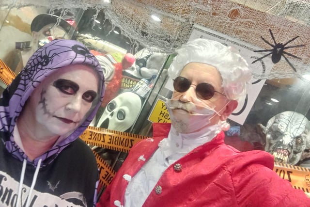 Halloween weekend 2022 at Jacky Whites Market in Sunderland