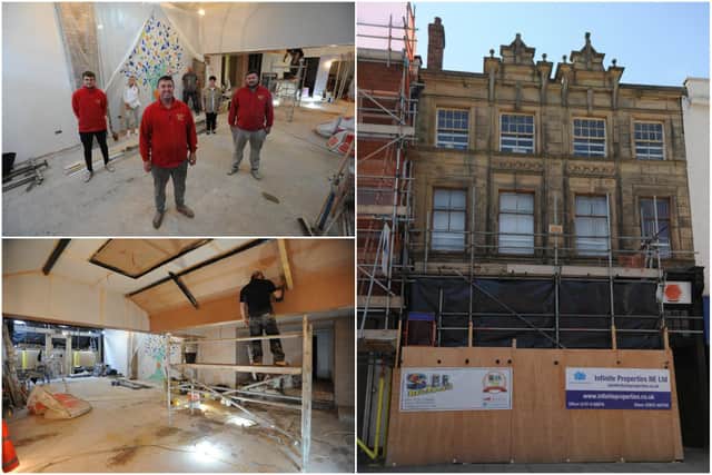 Works progressing at Betsy Jenny's counselling cafe