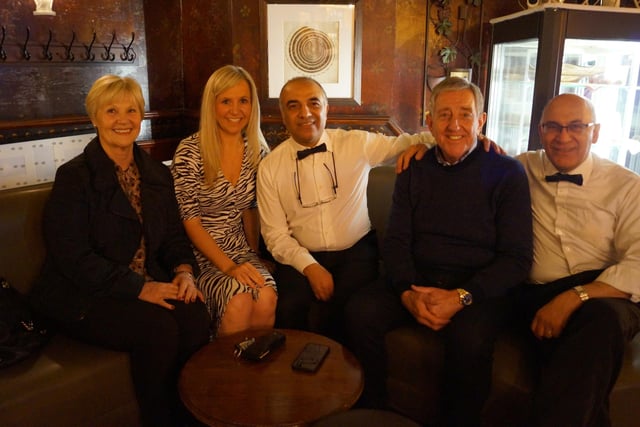 Marion Edwards (left) with Alexandra Edwards and Stuart Edwards. Marion and Stuart were the very first customers to come into the restaurant in 1991.