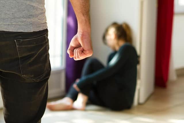 Legal protection is available for the victims of domestic abuse. Photo posed by models