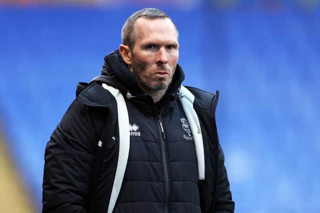 Lincoln City boss Michael Appleton.