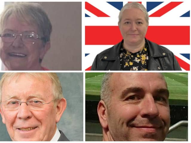 (Clockwise from top left) Kathryn Brown, Sam Cosgrove, Paul Leonard and Harry Trueman. No picture was provided for Andrew Bex.