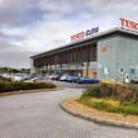 Trolleys were at a premium at Roker's Tesco Extra. Sunderland Echo image.