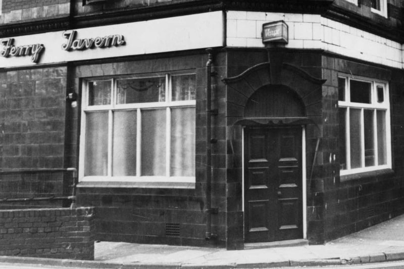 The Ferry Tavern, now demolished, was one of South Shields' oldest pubs. Pictured here in June 1984.