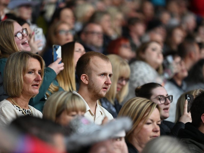 Take That fans at the Stadium of Light.