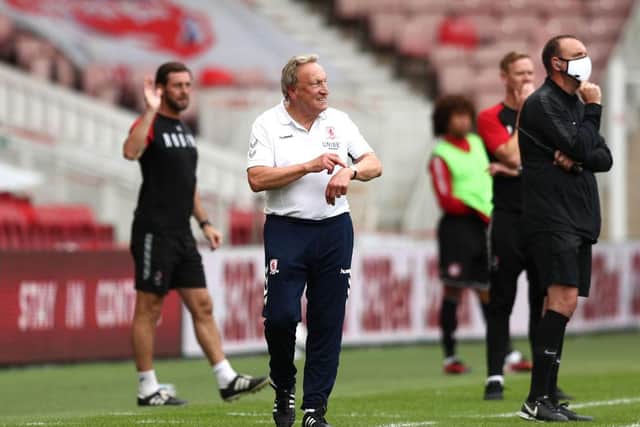 Middlesbrough boss Neil Warnock.