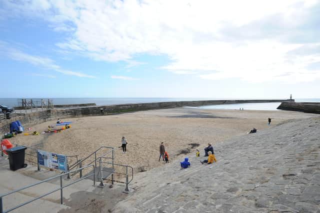 Seaham's Slope Beach is a popular spot with visitors.