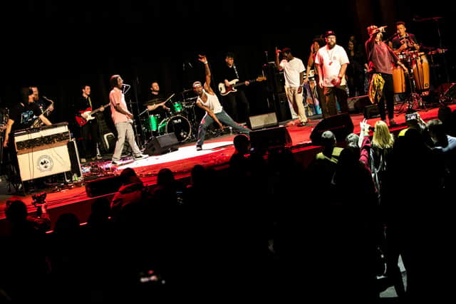 Origin Dance Crew and Kay Greyson joined Smoove & Turrell on stage. Photo by Victoria Wai