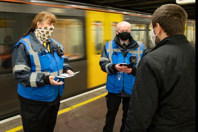 A dedicated face covering awareness team has been set up to inform the public about the correct use of face coverings to help prevent the spread of the virus.