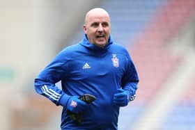 Paul Cook is looking forward to bringing his Ipswich Town side to the Stadium of Light to take on Sunderland  (Photo by Lewis Storey/Getty Images)
