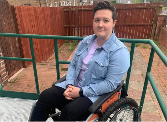 Ally says she has accepted that she won't be able to walk again following her functional neurological disorder diagnosis.