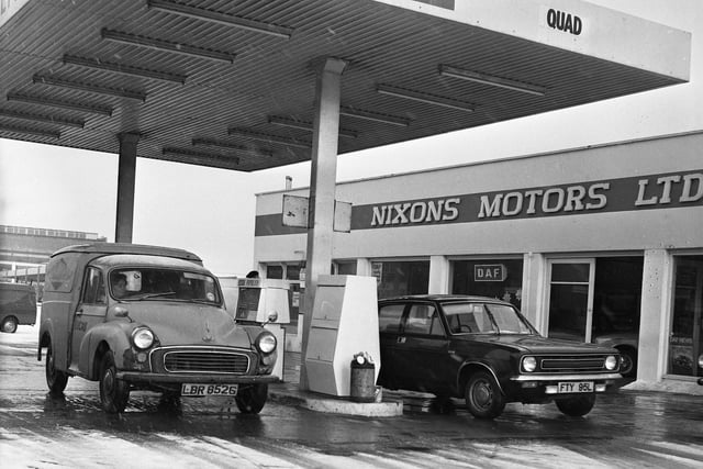 Nixon's Motors was opposite Crozier Street on Newcastle Road. It  was next door to Northern Autoport and was a Daf main dealer in the early 1970s.