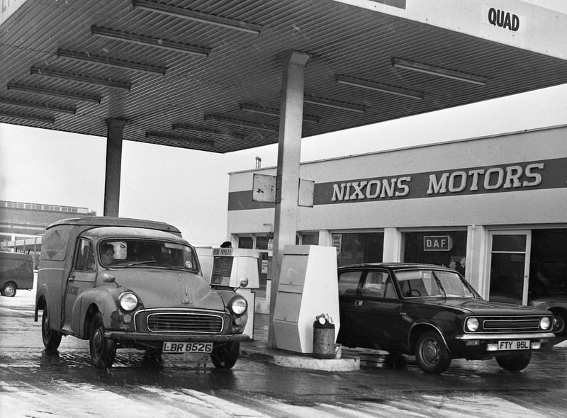 Nixon's Motors was opposite Crozier Street on Newcastle Road. It  was next door to Northern Autoport and was a Daf main dealer in the early 1970s.