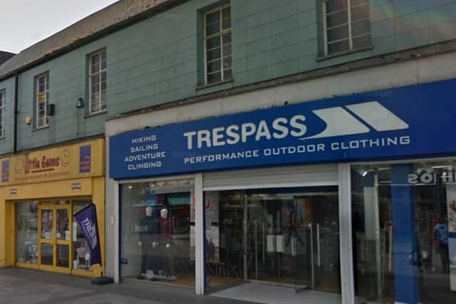 Hazard targeted Trespass, in High Street West, Sunderland, earlier this month.