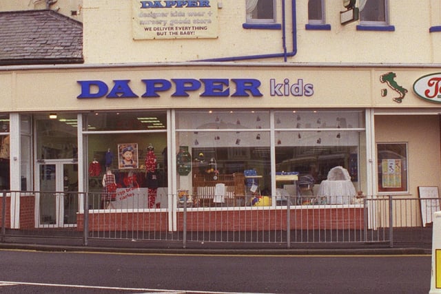 Dapper Shop, Gynn Square Blackpool in 1999