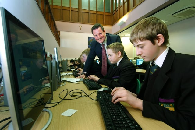 A World Maths Day challenge for these pupils at St Bede's RC School pupils in Peterlee in 2010.