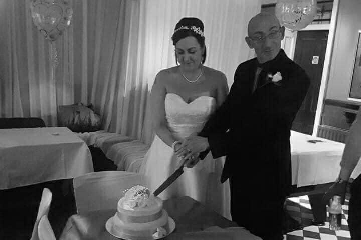 Sharon Harvey, said: "Together 10 years married 4 years on may the 4th."