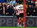 Ross Stewart celebrates his goal against Sheffield Wednesday