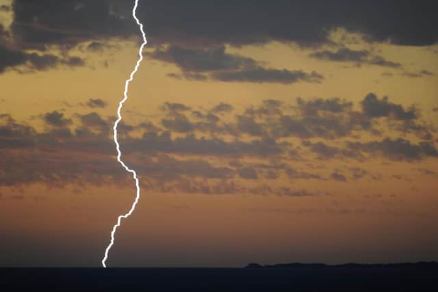LThunder and lightning: When does the met office think storms will hit Sunderland this week? (Photo by Greg Wood / AFP)
