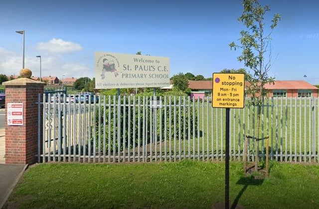 St Paul's CofE Primary School was over its official capacity by 0.5 per cent. The school had one extra pupil on its roll.

Photograph: Google