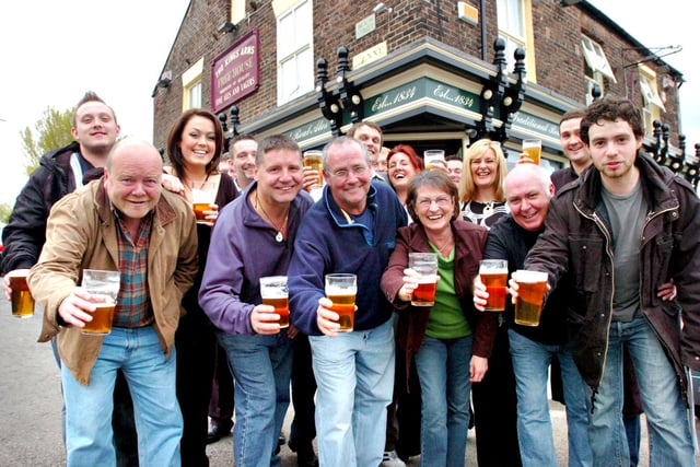 A Real Ale Award and lots of regulars - that's this scene from the Kings Arms in Deptford in 2008.