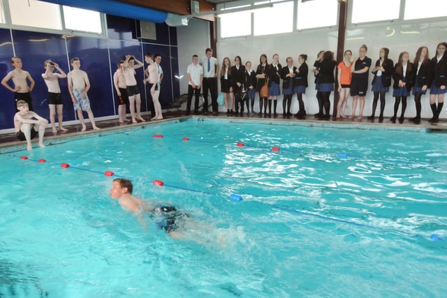 Pupils from Farringdon Academy swam the equivalent distance of crossing the English Channel, to raise money for Project Gambia in 2014.