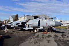 The historic Harrier jump jet can now be seen at the museum. Picture by Stu Norton.