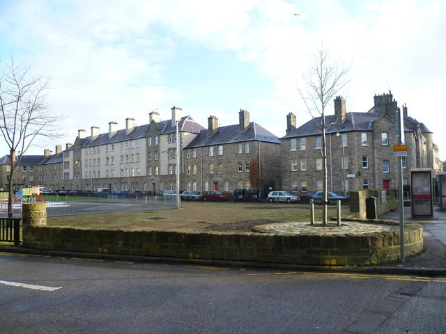 MacRae's team designed the housing at Piershill Square in the 1930s. The new homes replaced Piershill Barracks built in 1794.