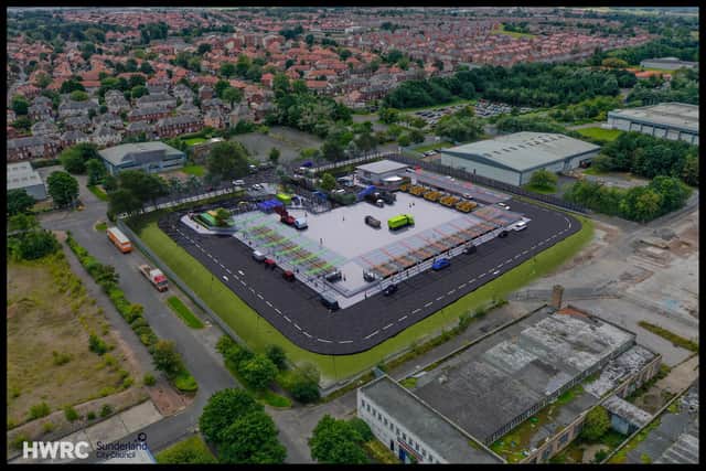 CGI of Sunderland's planned new waste and recycling centre