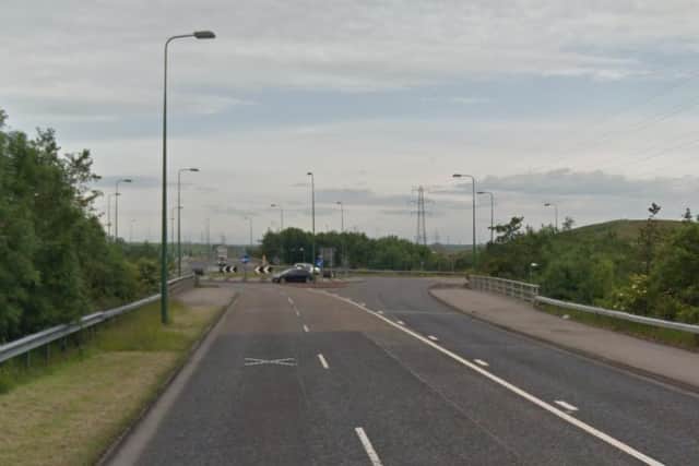 The AA has said the collision happened close to the eastern roundabout connecting the A182 with the A19. Image copyright of Google.