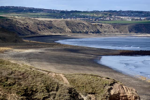 The incident took place on the beach at Blackhall Rocks.