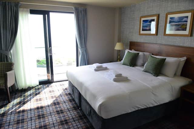 One of the sea view rooms