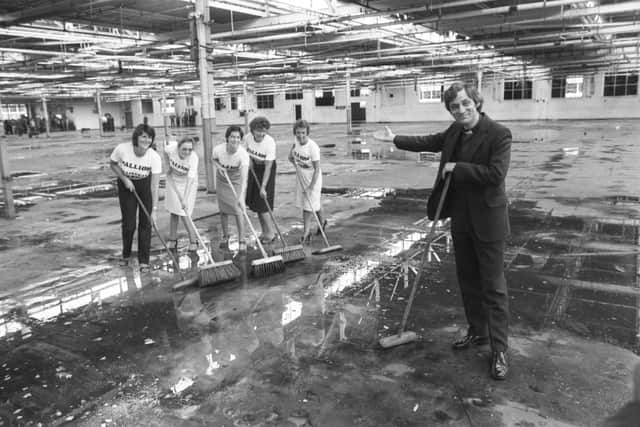 The official opening of the factory in Pallion by the residents of the area - 40 years ago this month.