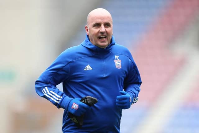 Paul Cook has played down the significance of Ipswich Town's visit to the Stadium of Light to take of Sunderland this weekend (Photo by Lewis Storey/Getty Images)