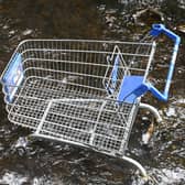 File image of an abandoned shopping trolley.