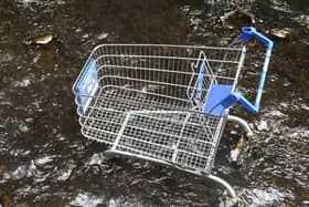 File image of an abandoned shopping trolley.