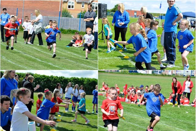 They were all trying their very best but can you recognise any of the children taking part in the 2014 sports day?