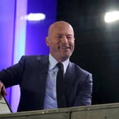 Alan Shearer, ex-Newcastle United player, is seen in the TV studio inside the stadium prior to the FA Cup Fourth Round Replay match between Oxford United and Newcastle United at Kassam Stadium.
