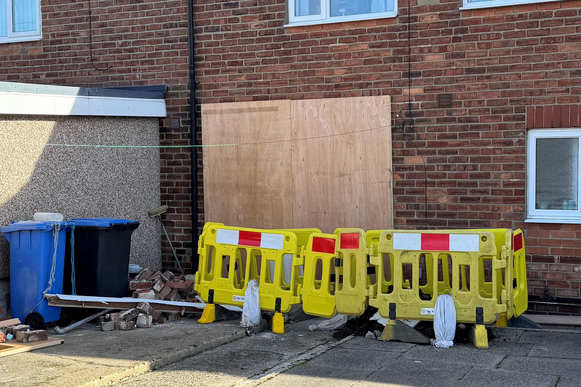 Haus in County Durham nach Unfall verbarrikadiert