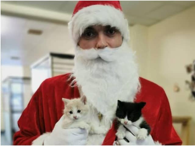 PC Peter Baker launched Operation Santa Paws in a bid to support the RSPCA and other animal charities during the festive period.