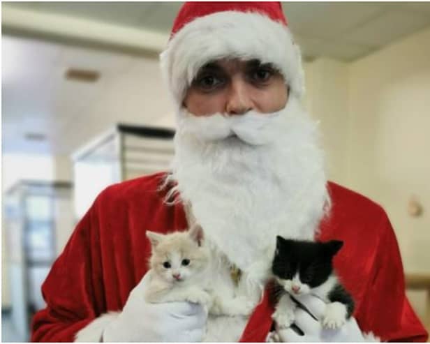 PC Peter Baker launched Operation Santa Paws in a bid to support the RSPCA and other animal charities during the festive period.