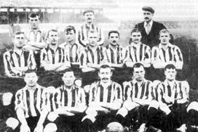 The first of three successive January 1 wins against Derby. It’s probably most notable for being Sunderland’s (and Derby’s) first game of the 20th century. As you all know, Sunderland’s goals came from George Livingston and the prolific Jimmy Millar, who would die in 1907 from tuberculosis, aged just 36.