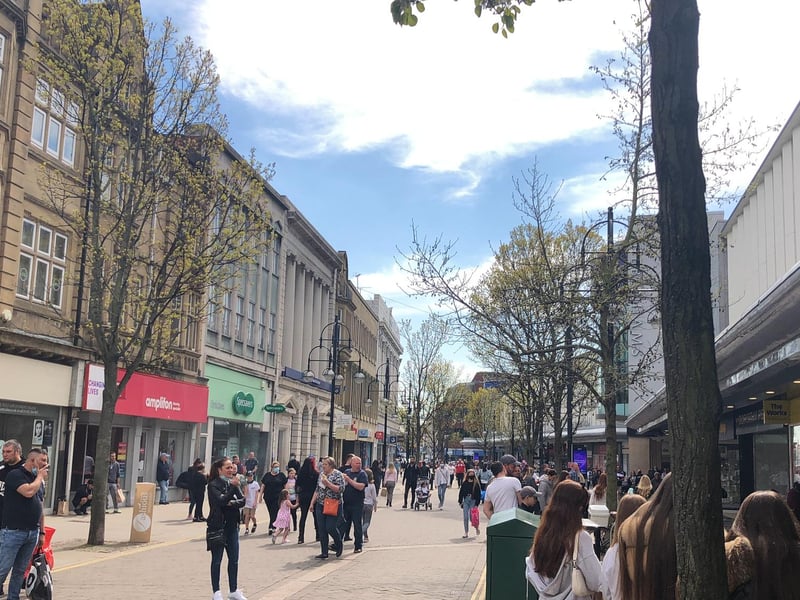 It's so nice to see the high street busy again.