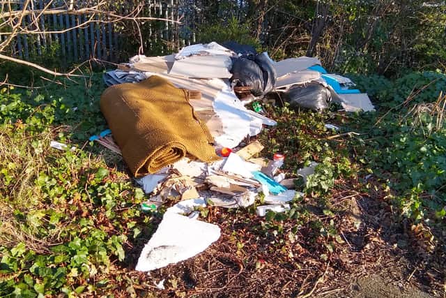 A Chester Road resident paid £30 for carpets, black bags and plaster board to be removed and disposed of. The waste was later found dumped in nearby St Luke's Road.
